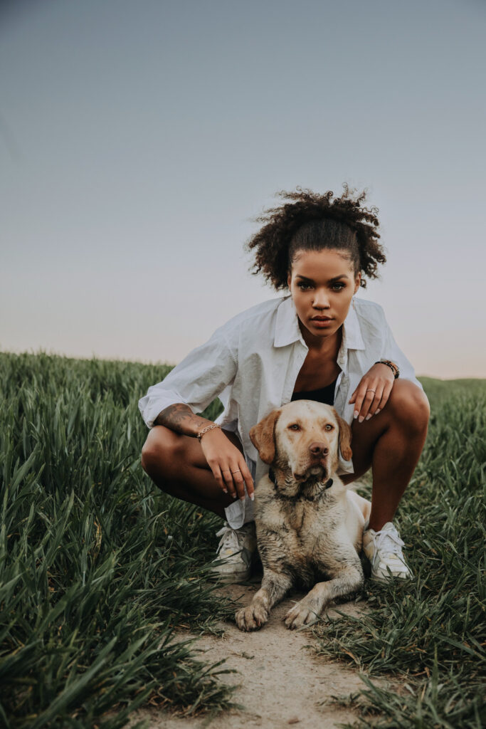 239 Hundefotoshooting Labrador im Sommer